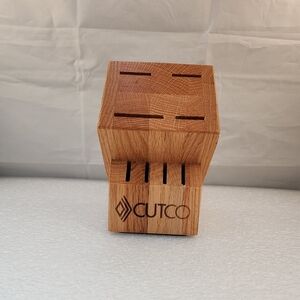 Cutco 8 Slot Wooden Knife Block